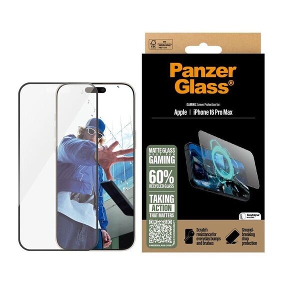 PanzerGlass - Gaming Screen Protection - iPhone 16 Pro Max - Ultra Wide Fit / Electronics | Techbox