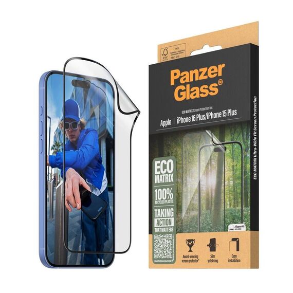 PanzerGlass - Screen Protection MATRIX - iPhone 16 Plus - Ultra Wide Fit / Electronics - Αταξινόμητα -  - Techbox