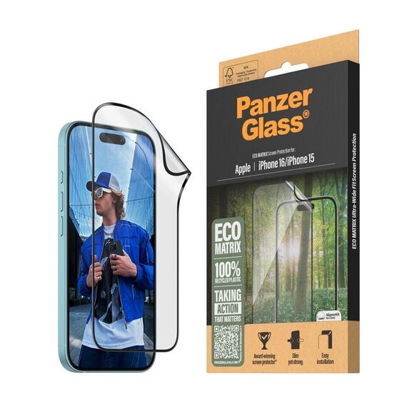 PanzerGlass - Screen Protection MATRIX - iPhone 16 - Ultra Wide Fit / Electronics - Αταξινόμητα -  - Techbox