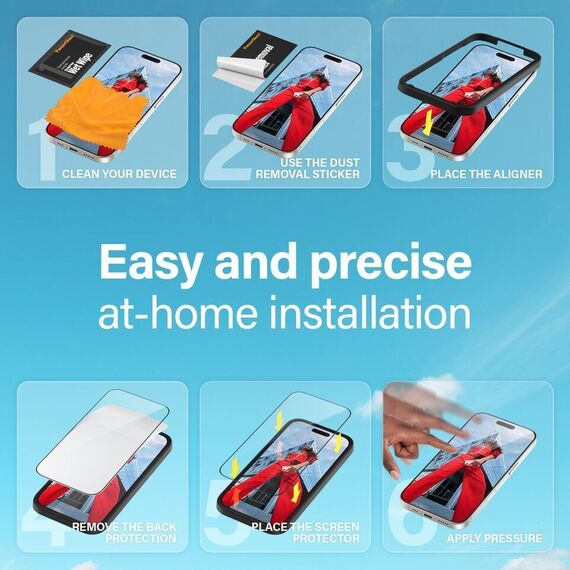 PanzerGlass - Screen Protection Privacy - iPhone 16 Plus - Ultra Wide Fit / Electronics