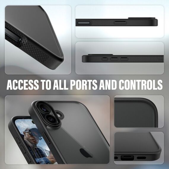 PanzerGlass - HardCase - iPhone 16 Plus - Black / Electronics | Techbox