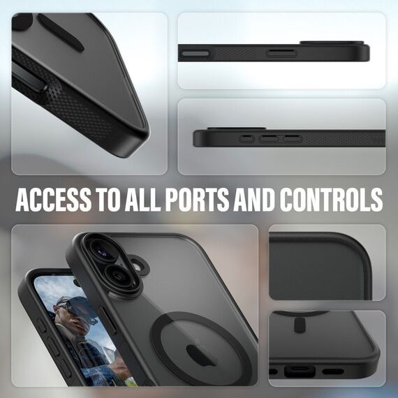 PanzerGlass - HardCase MagSafe - iPhone 16 Plus - Black / Electronics - Apple Cases - Cases - Techbox