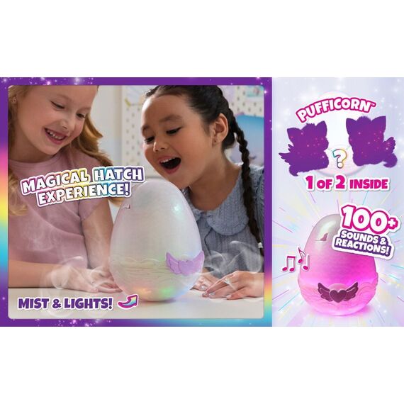 Hatchimals - Alive Secret Hatch Pufficorn Asst. (6069132) / Toys
