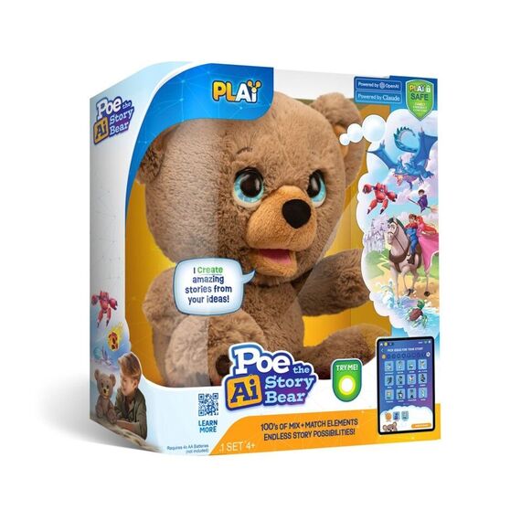 Play-I Poe - Interactive AI Bear (90255) / Toys |  Techbox