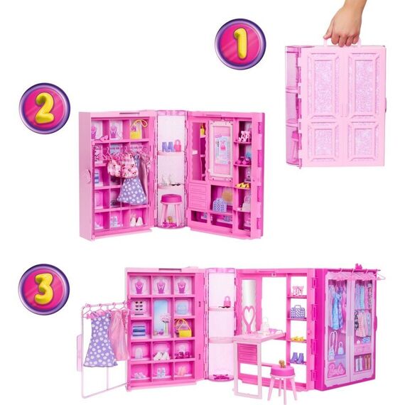 Barbie – Dream Closet 3.0 with Doll (HXD58) / Toys |  Techbox