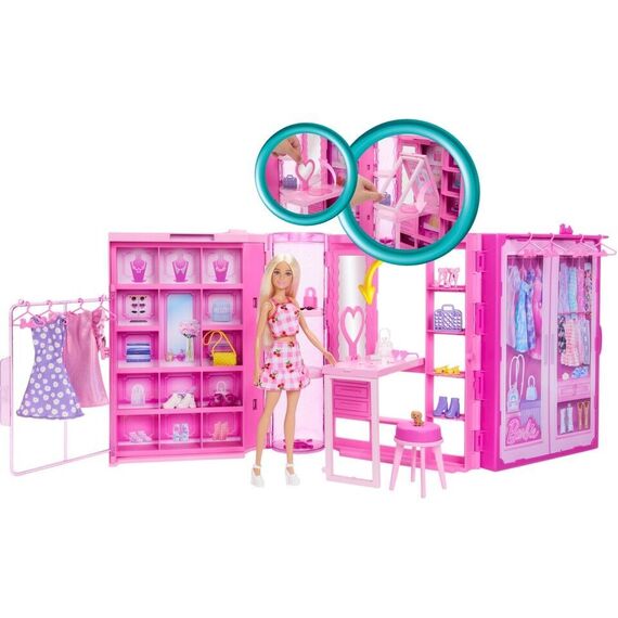 Barbie – Dream Closet 3.0 with Doll (HXD58) / Toys |  Techbox