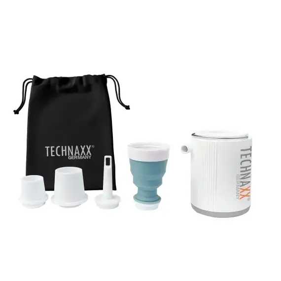 Technaxx - Portable Mini Air Pump - 1300MAH Battery - TX-261 / Sport and Outdoor