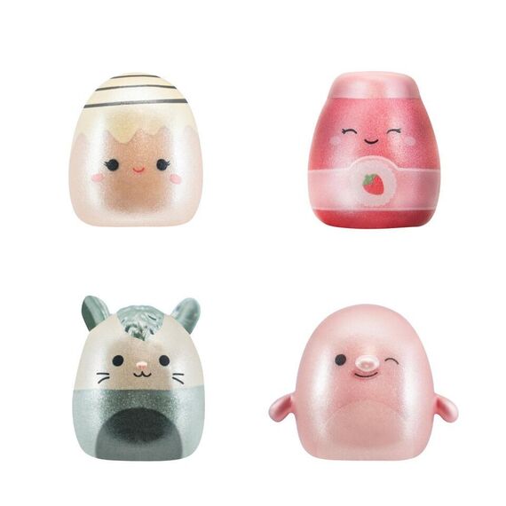 Squishalongs - 2,5 cm Keychain 4 Pack Asst (2420102) / Toys - Keychains - Gifts - Techbox