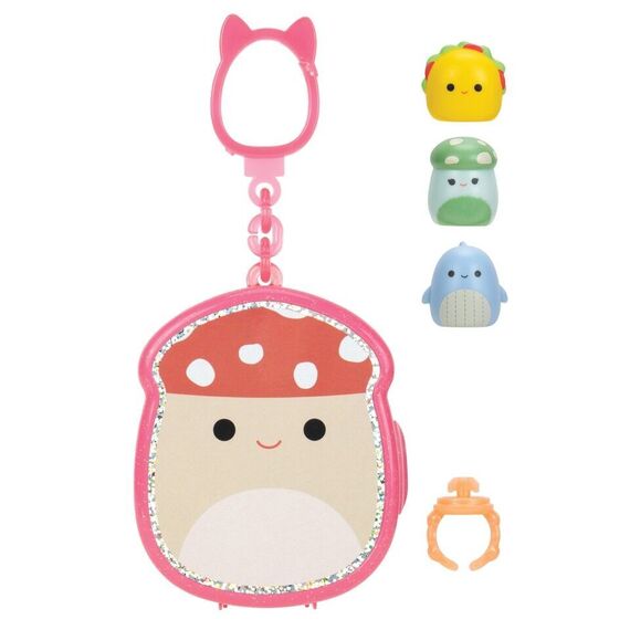 Squishalongs - 2,5 cm Keychain 4 Pack Asst (2420102) / Toys - Keychains - Gifts - Techbox