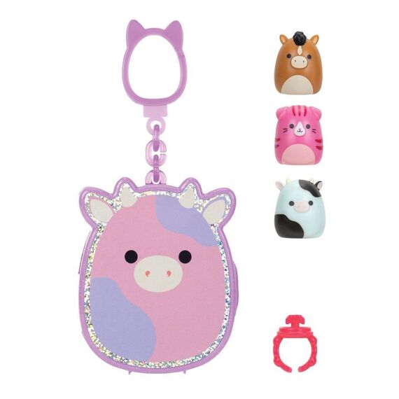 Squishalongs - 2,5 cm Keychain 4 Pack Asst (2420102) / Toys - Keychains - Gifts - Techbox