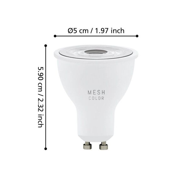 EGLO - Set of 3x GU10, remote control - RGB + TW - Zigbee, Bluetooth / Electronics - Αταξινόμητα -  - Techbox