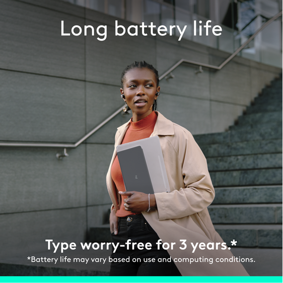 Logitech - Keys-To-Go 2 Portable Wireless Keyboard for Tablets - Nordic / Computers - Αταξινόμητα -  - Techbox