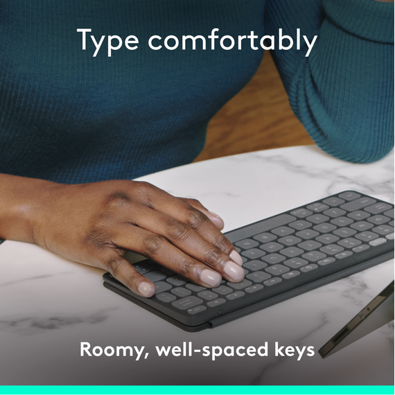 Logitech - Keys-To-Go 2 Portable Wireless Keyboard for Tablets - Nordic / Computers - Αταξινόμητα -  - Techbox