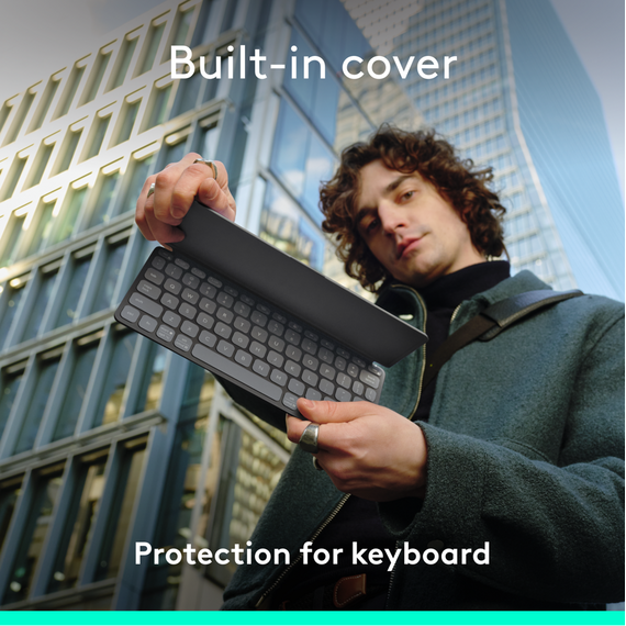 Logitech - Keys-To-Go 2 Portable Wireless Keyboard for Tablets - Nordic / Computers - Αταξινόμητα -  - Techbox