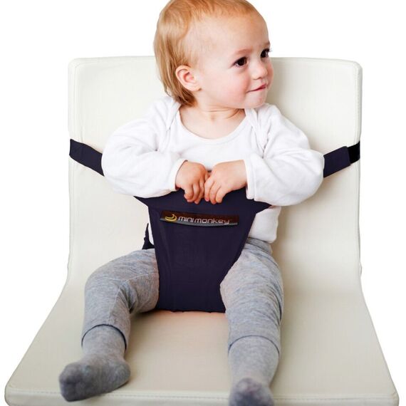 MiniMonkey - Mini Chair -  Recycled Fabric - Black (MM8718144963830) / Baby and Children