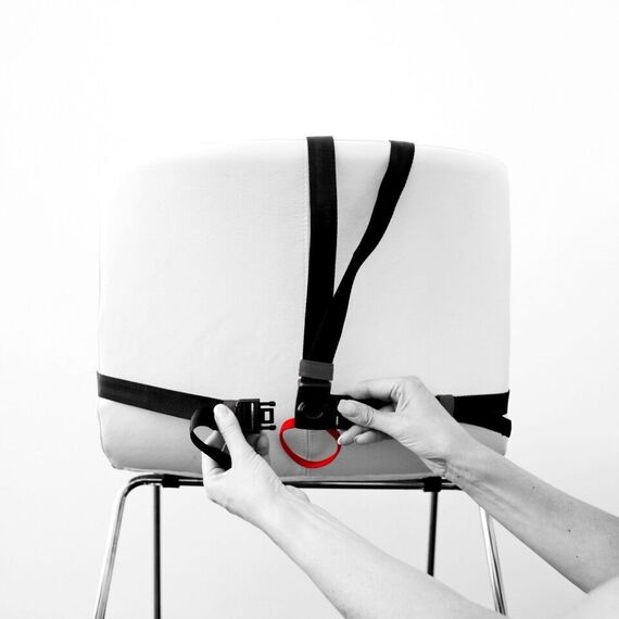 MiniMonkey - Mini Chair -  Recycled Fabric - Black (MM8718144963830) / Baby and Children
