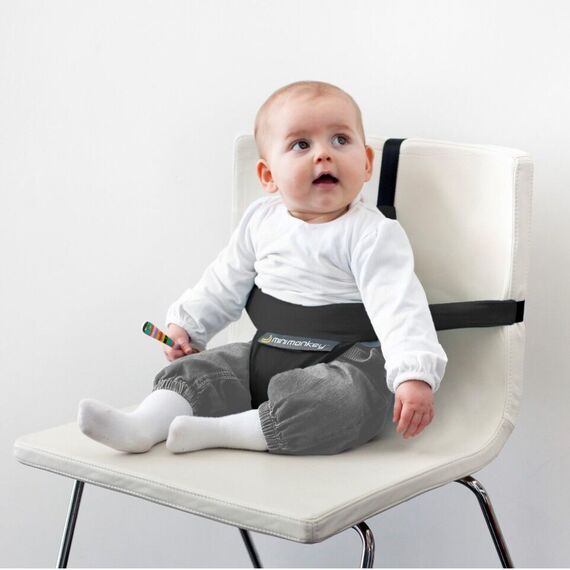 MiniMonkey - Mini Chair -  Recycled Fabric - Black (MM8718144963830) / Baby and Children