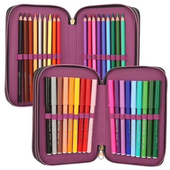 TOPModel - Triple Pencil Case REBEL KITTY ( 0413017 ) / Toys |  Techbox