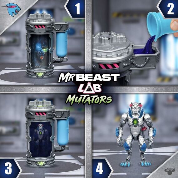 MR. BEAST LAB - Mutator Action Figs -Metalic Panther (20347) / Toys - Αταξινόμητα -  - Techbox