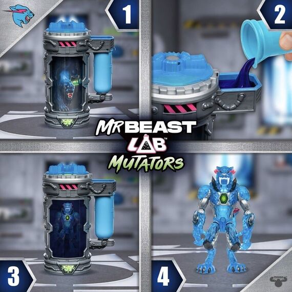 MR. BEAST LAB - Mutator Action Figs -Stealth Panther (20346) / Toys - Αταξινόμητα -  - Techbox
