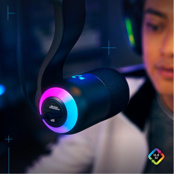 Logitech - Yeticaster GX Dynamic RGB Gaming Mic / PC | Techbox