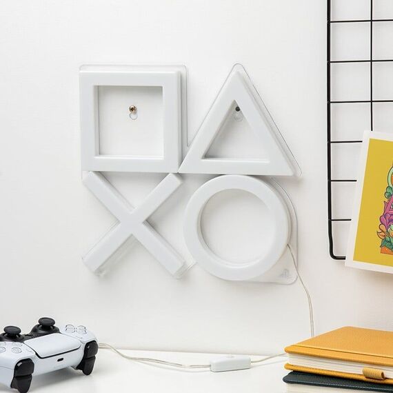 Playstation Wall Mountable LED Neon Light / Fan Shop and Merchandise - Led Lights & Alarm Clocks - Gifts - Techbox
