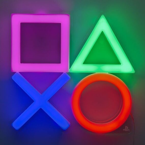 Playstation Wall Mountable LED Neon Light / Fan Shop and Merchandise - Led Lights & Alarm Clocks - Gifts - Techbox