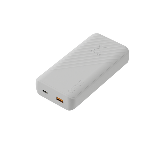 Xtorm - 15W FastCharge Go2 Powerbank 20.000 - Ash White / Electronics - Powerbanks - Smartphone Chargers - Techbox