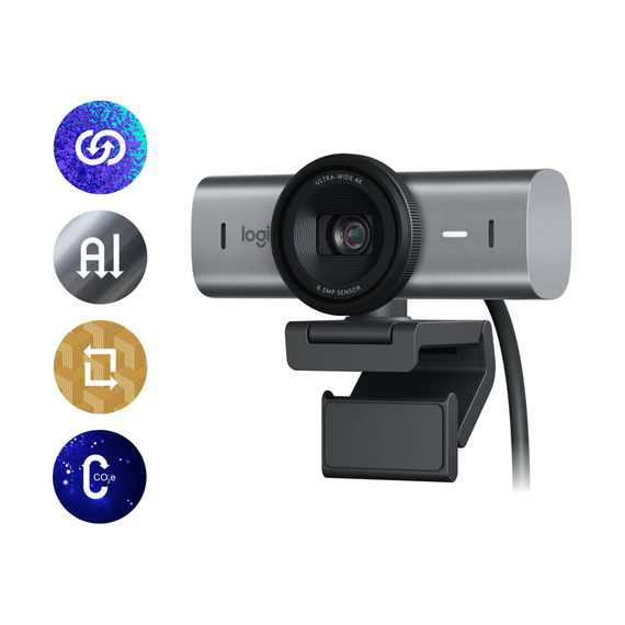Logitech - MX Brio Ultra HD 4K Collaboration and Streaming Webcam - Graphite / Computers - Αταξινόμητα -  - Techbox