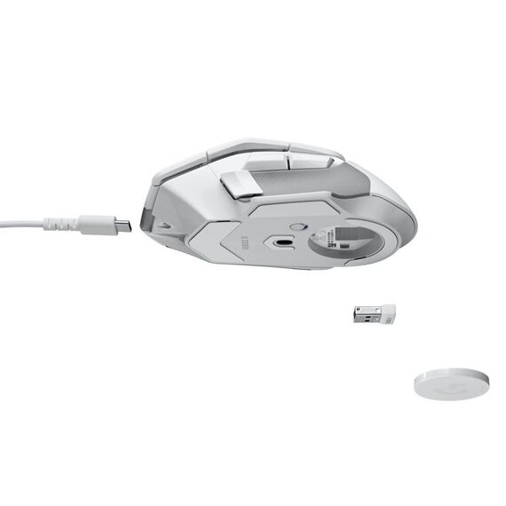 Logitech - G502 X LIGHTSPEED Wireless Gaming Mouse - White/Core / Computers | Techbox