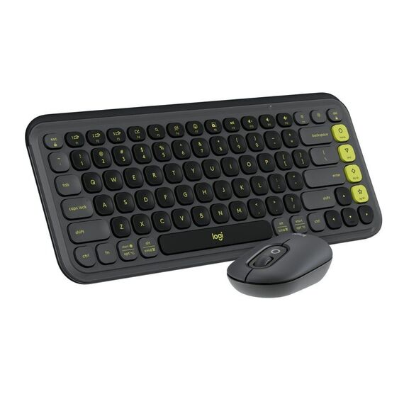 Logitech - Pop Icon Combo Nordic - Graphite / Computers - Desktop SET - Keyboards & Mice - Techbox