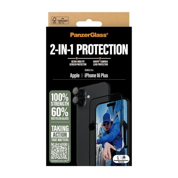 PanzerGlass - iPhone 16 Plus 6.7'' 2-in-1 Bundle / Electronics - Αταξινόμητα -  - Techbox