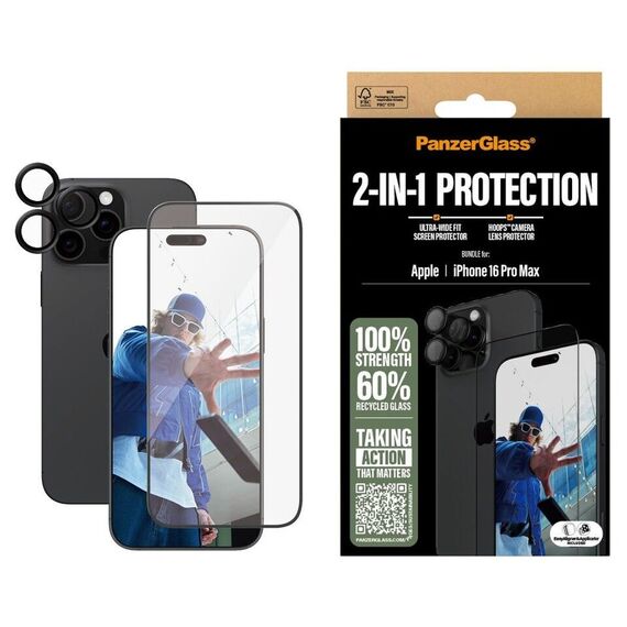PanzerGlass - iPhone 16 Pro Max 6.9'' 2-in-1 Bundle / Electronics - Αταξινόμητα -  - Techbox