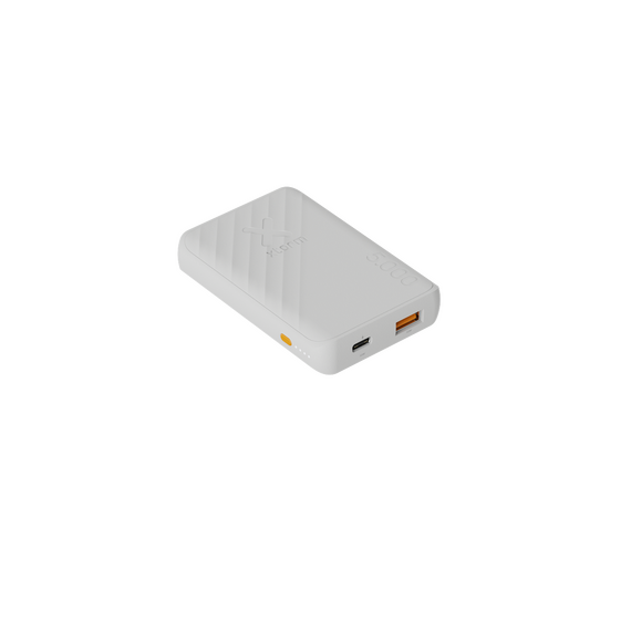 Xtorm - 12W FastCharge Go2 Powerbank 5.000 - Ash White / Electronics - Powerbanks - Smartphone Chargers - Techbox