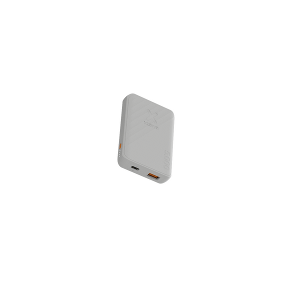 Xtorm - 12W FastCharge Go2 Powerbank 5.000 - Ash White / Electronics - Powerbanks - Smartphone Chargers - Techbox