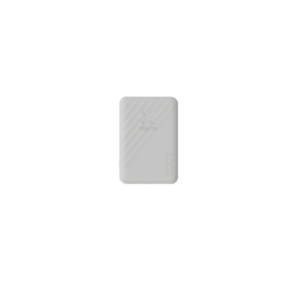 Xtorm - 12W FastCharge Go2 Powerbank 5.000 - Ash White / Electronics - Powerbanks - Smartphone Chargers - Techbox