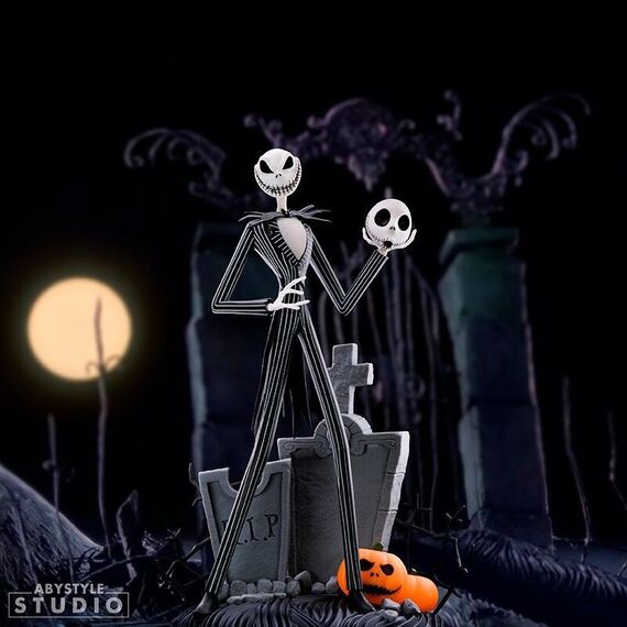 NIGHTMARE BEFORE XMAS - Figurine Jack scary smiling face / Fan Shop and Merchandise |  Techbox