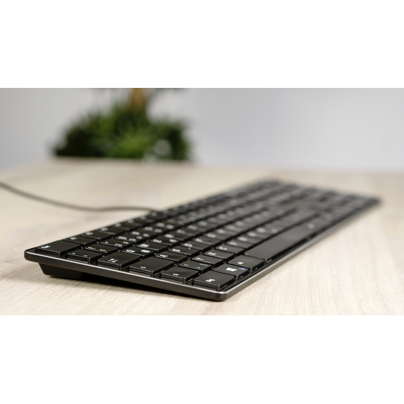 Speedlink - RIVA Slim Metal Scissor Keyboard, black - Nordic Layout / Computers