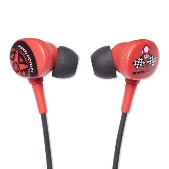 PowerA Wired Earbuds - Mario Kart Motors (Nintendo Switch) / Nintendo Switch | Techbox
