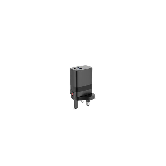 Speedlink - Travel Charger USB-A & USB-C 15W for US-UK-EU, black / Electronics - Travel Chargers - Smartphone Chargers - Techbox