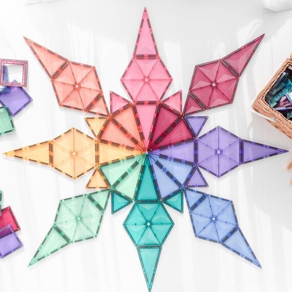 Connex - Pastel Geometry Pack - 40 Pieces (CT-P-00040-GE) / Toys