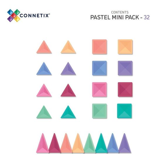 Connex - Pastel Mini Pack 32 Pieces - (CT-P-00032-MI) / Toys - Αταξινόμητα -  - Techbox