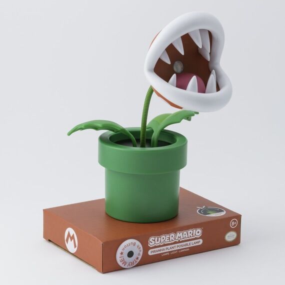 Mini Piranha Plant Posable Lamp / Fan Shop and Merchandise - Home Decoration - Gifts - Techbox
