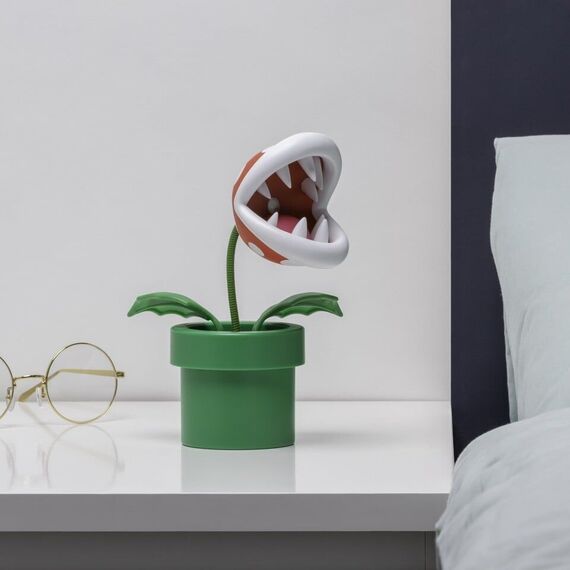 Mini Piranha Plant Posable Lamp / Fan Shop and Merchandise - Home Decoration - Gifts - Techbox