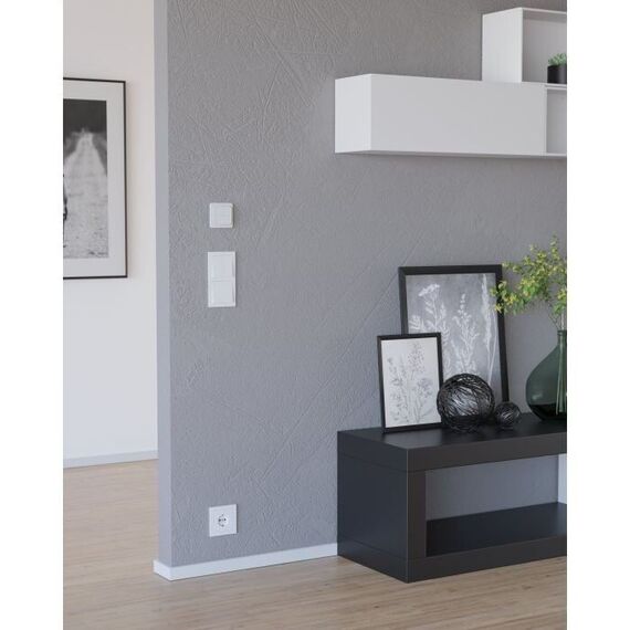 Eglo Connect. Z Wall Switch features a plastic structure in a white finish / Electronics | Techbox