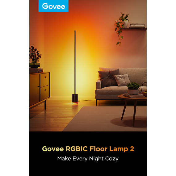 Govee - Floor Lamp 2 - Black – Elevate Your Home Ambiance / Electronics