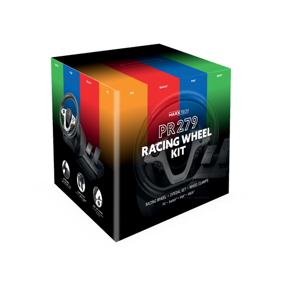 Maxx Tech - PR 279 Racing Wheel Kit / PlayStation 4 - Παιχνίδια PS4 - Τίτλοι Παιχνιδιών - Techbox