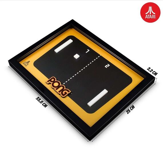 Official Atari 3D Wall Art - Pong Collection / Fan Shop and Merchandise |  Techbox