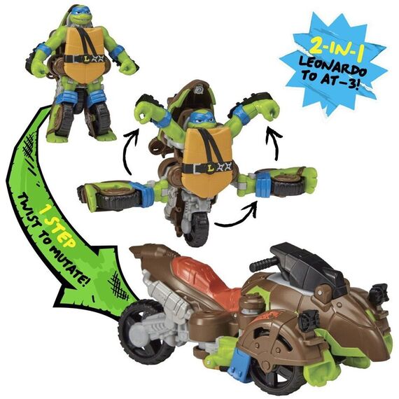 Turtles - Mutant Mayhem Transformer Turtle - Leonardo / Toys