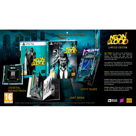 Neon Blood (Limited Edition) / PlayStation 5 - PS5 Games - Games - Techbox